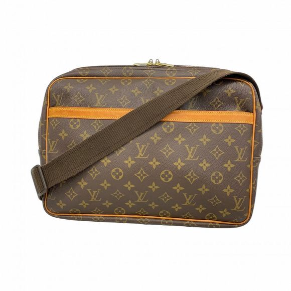 Louis Vuitton Monogram Reporter GM Shoulder Bag M45252 Brown  Women's - Picture 1 of 10